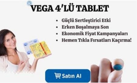 Vega 100 mg 4'lü tablet ürün görseli